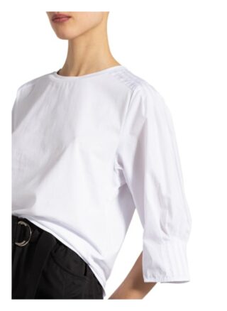 Riani Shirt Mit 3/4-Arm Im Materialmix weiss