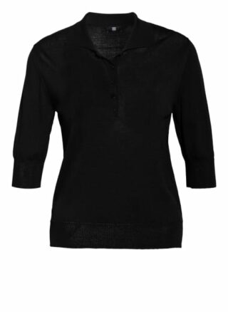 Riani Strick-Poloshirt schwarz