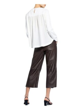 Riani Sweatshirt Im Materialmix Mit Schmucksteinbesatz weiss