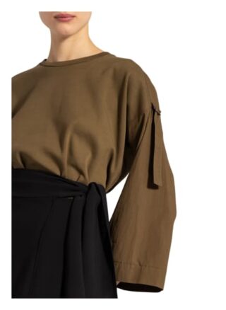 Riani Sweatshirt Im Materialmix gruen