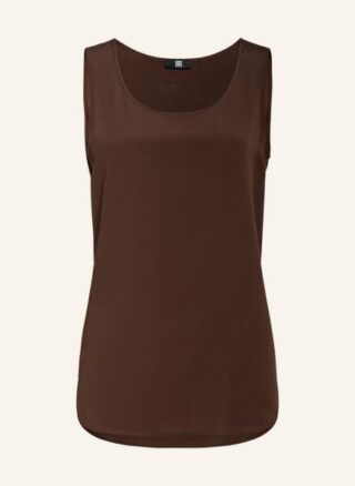 Riani Top Mit Seide braun
