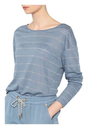 rich&royal Longsleeve Damen, Blau
