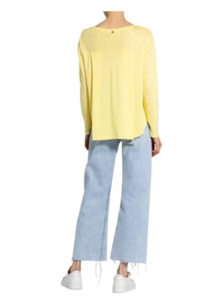 Rich&Royal Longsleeve Aus Leinen gelb