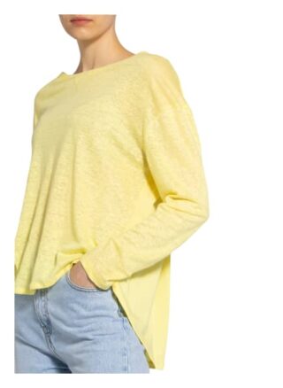 Rich&Royal Longsleeve Aus Leinen gelb