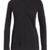 Rich&Royal Longsleeve Mit Rüschenbesatz schwarz