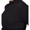 Rich&Royal Longsleeve Mit Rüschenbesatz schwarz