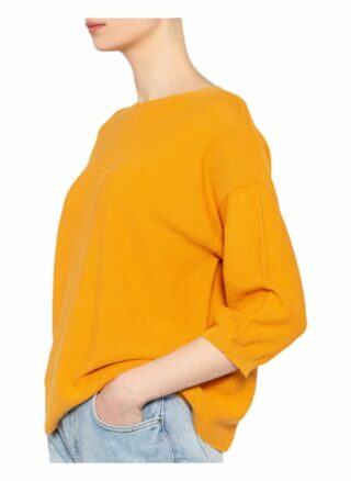 Rich&Royal Oversized-Pullover Mit Glitzergarn orange