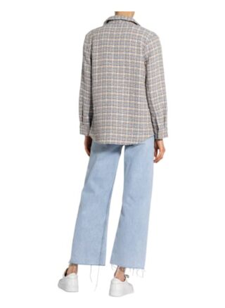 Rich&Royal Tweed-Blazer blau
