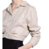 Rinascimento Hemdbluse Mit Leinen weiss