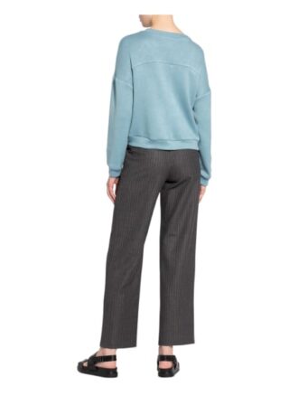 Rinascimento Pullover Mit Rüschenbesatz blau