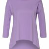 Rinascimento Shirt Mit 3/4-Arm violett