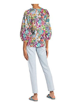 Robert Friedman Bluse Isa Mit 3/4-Arm blau