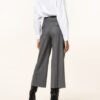 Robert Friedman Bluse Mit Volantbesatz weiss