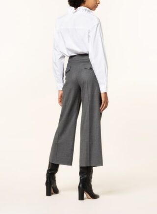 Robert Friedman Bluse Mit Volantbesatz weiss