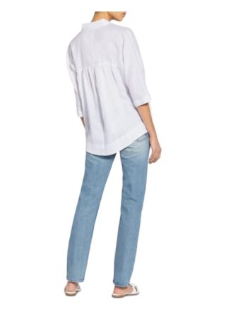 Robert Friedman Hemdbluse Iva Aus Leinen weiss