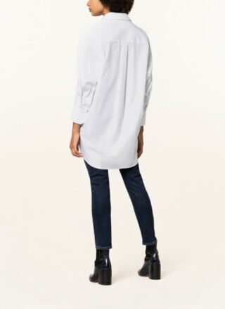 Robert Friedman Oversized-Hemdbluse weiss