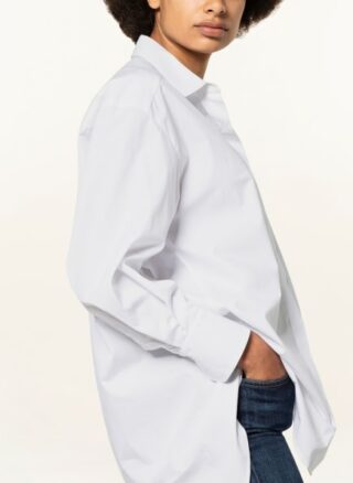 Robert Friedman Oversized-Hemdbluse weiss