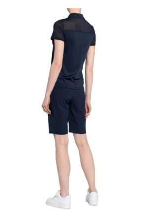 Röhnisch Funktions-Poloshirt Miko Mit Mesh-Einsatz blau