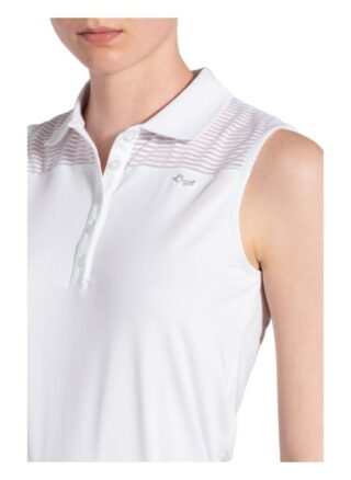 Röhnisch Funktions-Poloshirt Miko Mit Mesh-Einsatz weiss