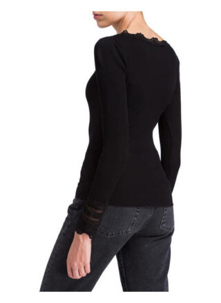 Rosemunde Longsleeve Mit Seidenanteil schwarz