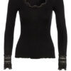 Rosemunde Longsleeve Mit Seidenanteil schwarz