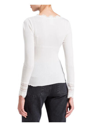 Rosemunde Longsleeve Mit Seidenanteil weiss