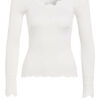 Rosemunde Longsleeve Mit Seidenanteil weiss