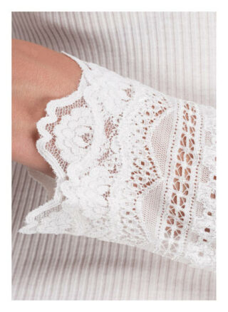 Rosemunde Longsleeve Mit Seidenanteil weiss