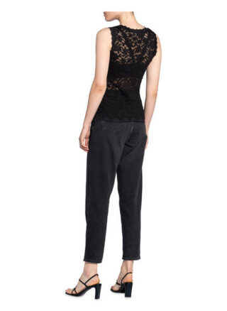 Rosemunde Spitzentop schwarz