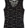 Rosemunde Spitzentop schwarz