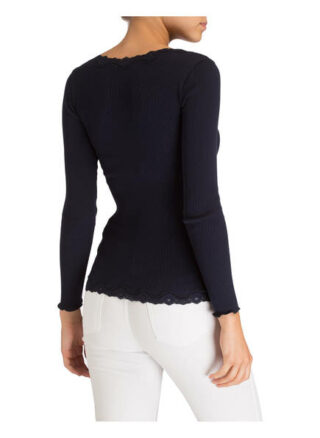 Rosemunde Strickshirt Babette Aus Seide blau