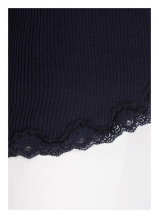 Rosemunde Strickshirt Babette Aus Seide blau