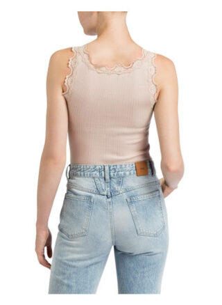 Rosemunde Top Mit Seide beige