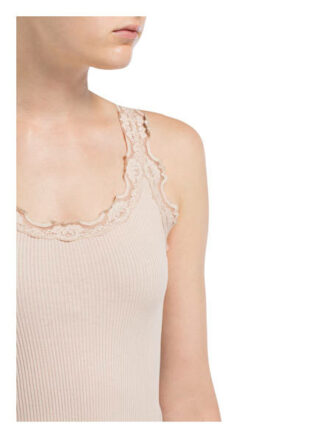 Rosemunde Top Mit Seide beige