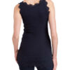 Rosemunde Top Mit Seide blau