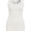 Rosemunde Top Mit Seide weiss