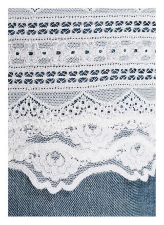 Rosemunde Top Mit Seide weiss