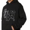 Rough. Hoodie schwarz