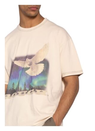 Rough. Oversized-Shirt weiss