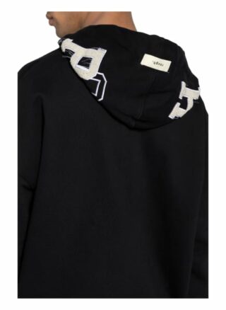 Rough. Sweatjacke schwarz
