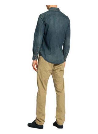 Rrl Jeanshemd Classic Fit blau