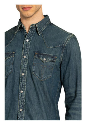 Rrl Jeanshemd Classic Fit blau
