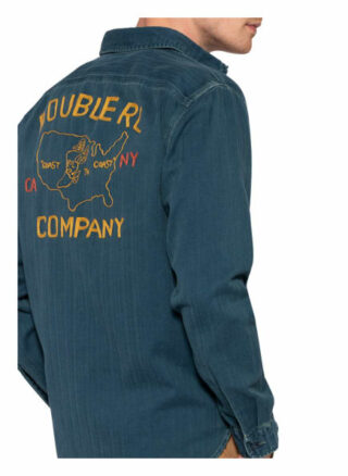 Rrl Jeanshemd Slim Fit blau