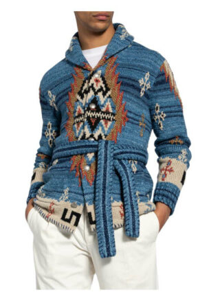 Rrl Strickjacke blau