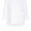 S.Oliver Black Label Blusenshirt Mit 3/4-Arm weiss