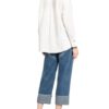 S.Oliver Black Label Oversized-Blusenshirt weiss