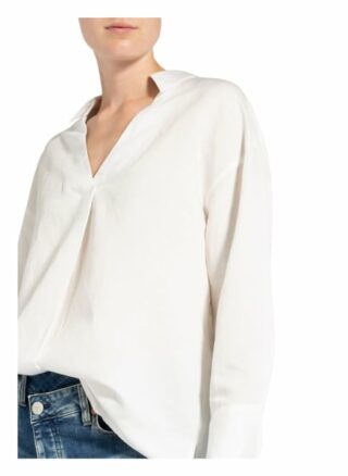 S.Oliver Black Label Oversized-Blusenshirt weiss