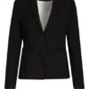 S.Oliver Black Label Piqué-Blazer schwarz