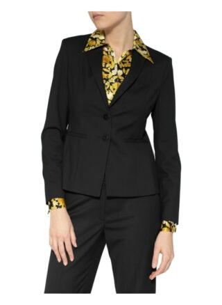 S.Oliver Black Label Piqué-Blazer schwarz