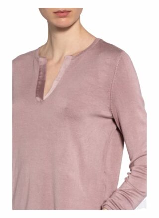 S.Oliver Black Label Pullover Mit Blusensaum rosa